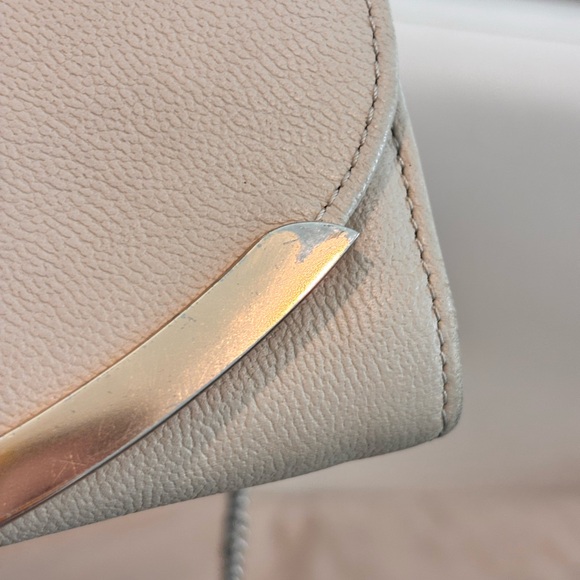 See by Chloé Lizzie Beige Leather Bi-Color Continental Wallet W/ COA - Picture 5 of 16